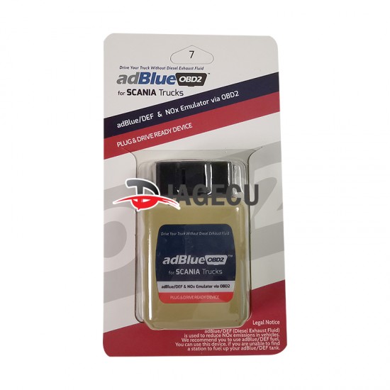 AdblueOBD2 Emulator for SCANIA Trucks (MT) AdblueOBD2 Emulator for SCANIA Trucks (MT)