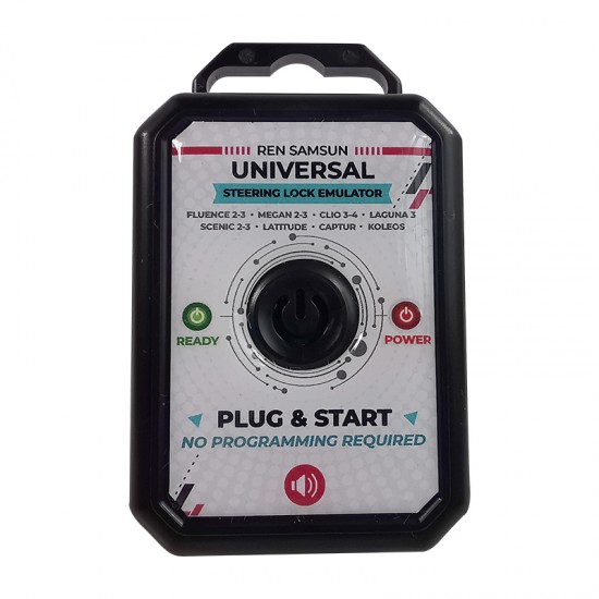Renault Samsung Universal Steering Lock Emulator Ren Samsun Simulator ESL ELV with Lock Sound Plug And Start Renault Samsung Universal Steering Lock Emulator Ren Samsun Simulator ESL ELV with Lock Sound Plug And Start