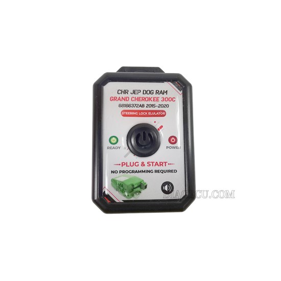 Jeep Dodge RAM Grand Cherokee Chrysler 300C 68166372AB 2015-2020 Steering Lock Emulator Simulator No Programming Plug and Start with Sound Jeep Dodge RAM Grand Cherokee Chrysler 300C 68166372AB 2015-2020 Steering Lock Emulator Simulator No Programming Plug and Start with Sound