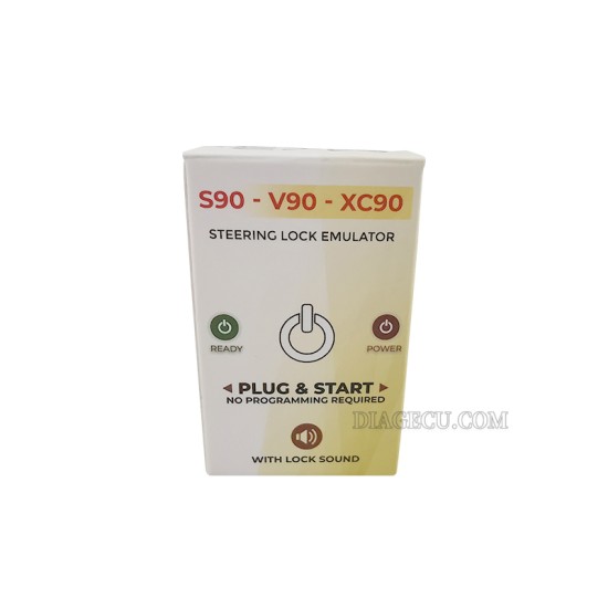 Volvo S90 V90 XC90 Steering Lock Emulator Simulator with lock sound Plug&Start no programming required for Models 2018 and Above Volvo S90 V90 XC90 Steering Lock Emulator Simulator with lock sound Plug&Start no programming required for Models 2018 and Above