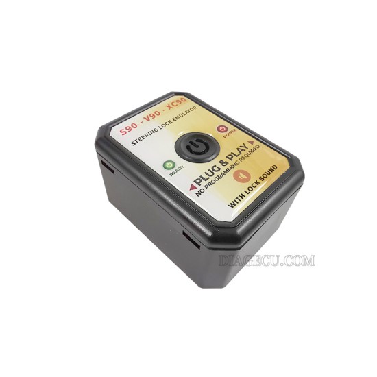 Volvo S90 V90 XC90 Steering Lock Emulator Simulator with lock sound Plug&Start no programming required for Models 2018 and Above Volvo S90 V90 XC90 Steering Lock Emulator Simulator with lock sound Plug&Start no programming required for Models 2018 and Above