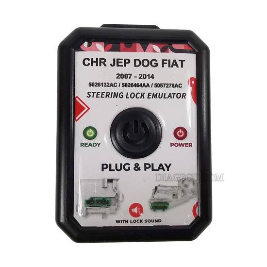 Chrysler Jeep Dodge Fiat 2007-2014 Steering lock emulator Simulator with lock sound Chrysler Jeep Dodge Fiat 2007-2014 Steering lock emulator Simulator with lock sound