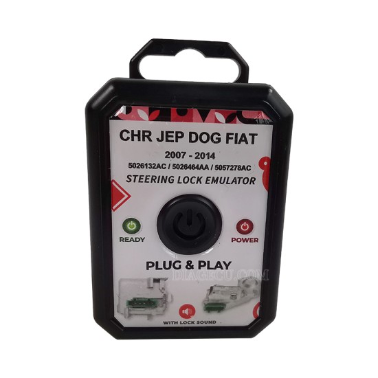 Chrysler Jeep Dodge Fiat 2007-2014 Steering lock emulator Simulator with lock sound Chrysler Jeep Dodge Fiat 2007-2014 Steering lock emulator Simulator with lock sound