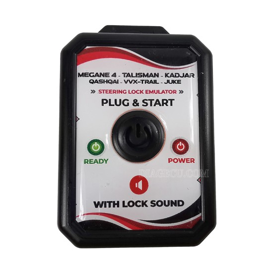 Renault Megane 4 Talisman Simulator Kadjar Nissan X-Trail Steering Lock Emulator with lock Sound Renault Megane 4 Talisman Simulator Kadjar Nissan X-Trail Steering Lock Emulator with lock Sound