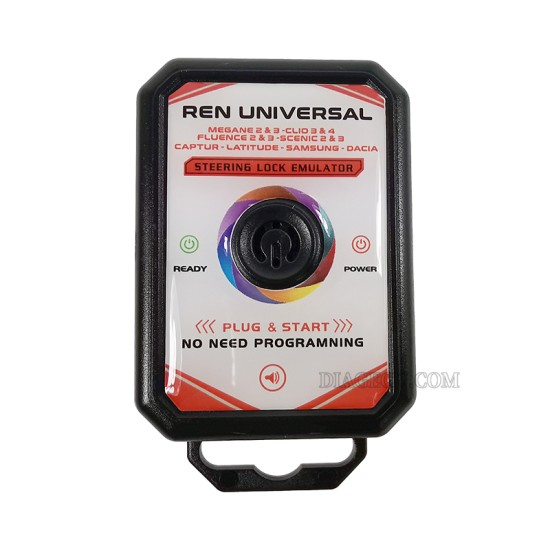 Renault Universal Steering Lock Emulator Megane 2&3 Clio 3&4 Fluence 2&3 Scenic 2&3 Captur Latitude Samsung Dacia Simulator ESL EIS ELV Plug And Start No programming required with Lock Sound Renault Universal Steering Lock Emulator Megane 2&3 Clio 3&4 Fluence 2&3 Scenic 2&3 Captur Latitude Samsung Dacia Simulator ESL EIS ELV Plug And Start No programming required with Lock Sound