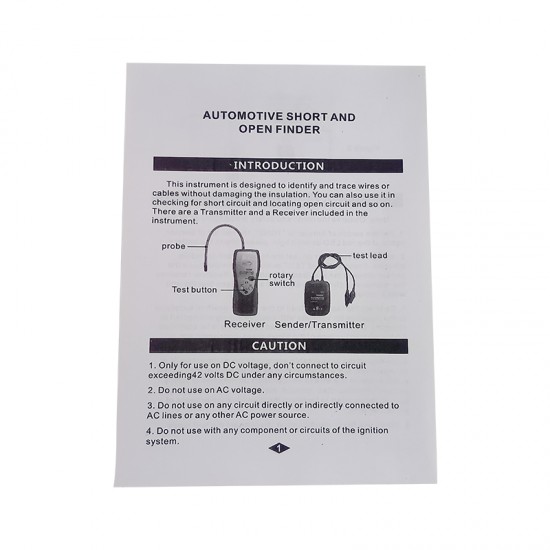 DUOYI DY25 Automotive Short Open Circuit Finder Tester Car Trucks Cable Tracker Car Circuit Scanner Open Short DC Circuit Tester DUOYI DY25 Automotive Short Open Circuit Finder Tester Car Trucks Cable Tracker Car Circuit Scanner Open Short DC Circuit Tester