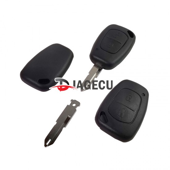 Renault 2 buttons Remote control with NE73 blade 434MHZ ID46 PCF7946 Chip Renault 2 buttons Remote control with NE73 blade 434MHZ ID46 PCF7946 Chip