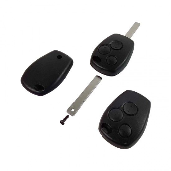 Renault 3 buttons Remote Key with VA2 blade 433MHz PCF7946 ID46 Chip for Renault Duster Modus Clio 3 Twingo DACIA Logan Sandero Kangoo Renault 3 buttons Remote Key with VA2 blade 433MHz PCF7946 ID46 Chip for Renault Duster Modus Clio 3 Twingo DACIA Logan Sandero Kangoo