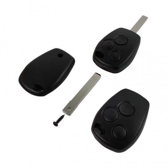 Renault 3 buttons Remote Key with VA2 blade 433MHz PCF7947 ID46 Chip for Renault Duster Modus Clio 3 Twingo DACIA Logan Sandero Kangoo Renault 3 buttons Remote Key with VA2 blade 433MHz PCF7947 ID46 Chip for Renault Duster Modus Clio 3 Twingo DACIA Logan Sandero Kangoo