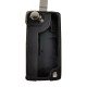 Peugeot 3 button flip remote key ID46 PCF7941 chip 433MHZ with VA2 blade ASK CE0523 Peugeot 3 button flip remote key ID46 PCF7941 chip 433MHZ with VA2 blade ASK CE0523