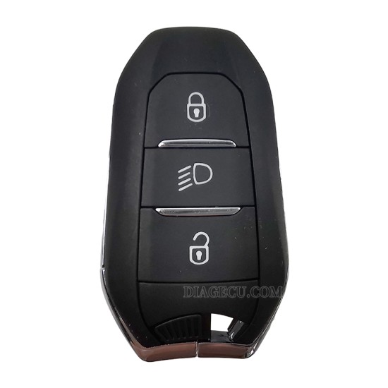 Peugeot Smart Keyless Go Remote Key 3 buttons 433MHz 4A chip hitag-AES with Emergency key blade VA2 without groove for Peugeot 308 408 508 5008 Peugeot Smart Keyless Go Remote Key 3 buttons 433MHz 4A chip hitag-AES with Emergency key blade VA2 without groove for Peugeot 308 408 508 5008