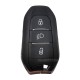 Peugeot Smart Keyless Go Remote Key 3 buttons 433MHz 4A chip hitag-AES with Emergency key blade VA2 without groove for Peugeot 308 408 508 5008 Peugeot Smart Keyless Go Remote Key 3 buttons 433MHz 4A chip hitag-AES with Emergency key blade VA2 without groove for Peugeot 308 408 508 5008