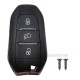 Peugeot Smart Keyless Go Remote Key 3 buttons 433MHz 4A chip hitag-AES with Emergency key blade VA2 without groove for Peugeot 308 408 508 5008 Peugeot Smart Keyless Go Remote Key 3 buttons 433MHz 4A chip hitag-AES with Emergency key blade VA2 without groove for Peugeot 308 408 508 5008