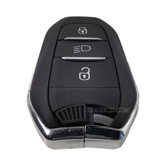 Peugeot Smart Keyless Go Remote Key 3 buttons 433MHz 4A chip hitag-AES with Emergency key blade VA2 without groove for Peugeot 308 408 508 5008 Peugeot Smart Keyless Go Remote Key 3 buttons 433MHz 4A chip hitag-AES with Emergency key blade VA2 without groove for Peugeot 308 408 508 5008