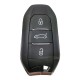 Peugeot Smart Keyless Go Remote Key 3 buttons 433MHz 4A chip hitag-AES with Emergency key blade HU83 with groove for Peugeot 308 408 508 5008 Peugeot Smart Keyless Go Remote Key 3 buttons 433MHz 4A chip hitag-AES with Emergency key blade HU83 with groove for Peugeot 308 408 508 5008
