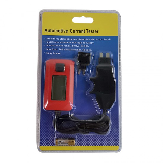 Auto Current Tester 12V AE150 Multimeter Lamp Car Repair tool By Fuse Diagnostic Tool 12V 23A Measurement range 0.01A-19.99A Auto Current Tester 12V AE150 Multimeter Lamp Car Repair tool By Fuse Diagnostic Tool 12V 23A Measurement range 0.01A-19.99A