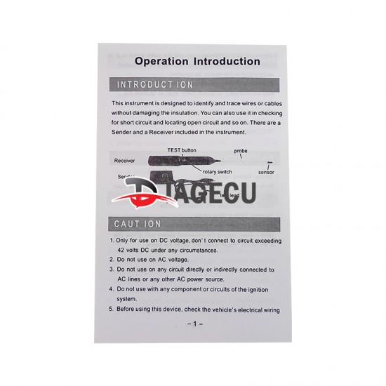 EM415PRO Automotive Short & Open Finder cable tracker Car Short Circuit Detector Car Repair Tool detector Track the cables or wires EM415PRO Automotive Short & Open Finder cable tracker Car Short Circuit Detector Car Repair Tool detector Track the cables or wires