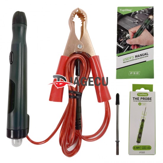 Topdiag P50 1.5m 3V-50V Digital Electric Circuit LCD Tester Auto Professional Test Pen Car Trailer Detector LED Light Topdiag P50 1.5m 3V-50V Digital Electric Circuit LCD Tester Auto Professional Test Pen Car Trailer Detector LED Light