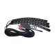Car RGB LED Strip 4*12pcs SMD 5050 10W Car Interior Decorative Atmosphere Strip Auto RGB Pathway Floor Light Remote Control 12V Car RGB LED Strip 4*12pcs SMD 5050 10W Car Interior Decorative Atmosphere Strip Auto RGB Pathway Floor Light Remote Control 12V