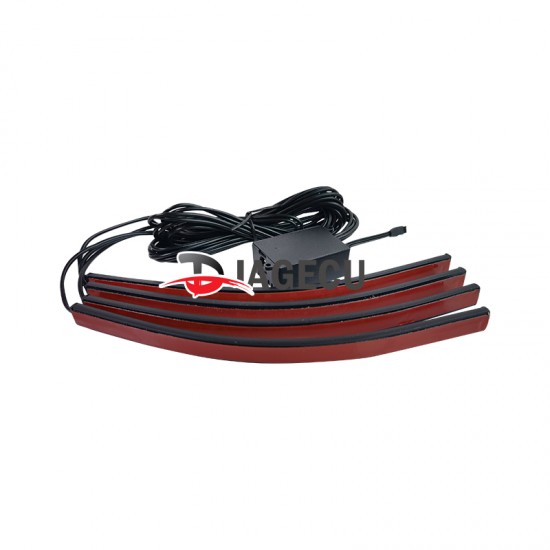 Car RGB LED Strip 4*12pcs SMD 5050 10W Car Interior Decorative Atmosphere Strip Auto RGB Pathway Floor Light Remote Control 12V Car RGB LED Strip 4*12pcs SMD 5050 10W Car Interior Decorative Atmosphere Strip Auto RGB Pathway Floor Light Remote Control 12V