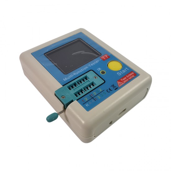 LCR-T7 New Transistor Tester TFT Diode Triode Capacitance Meter LCR ESR meter NPN PNP MOSFET IR Multifunction tester multimeter LCR-T7 New Transistor Tester TFT Diode Triode Capacitance Meter LCR ESR meter NPN PNP MOSFET IR Multifunction tester multimeter