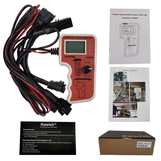 Kawish CR508S Digital Common Rail Pressure Tester and Simulator for High Pump Engine diagnostic tool Kawish CR508S Digital Common Rail Pressure Tester and Simulator for High Pump Engine diagnostic tool