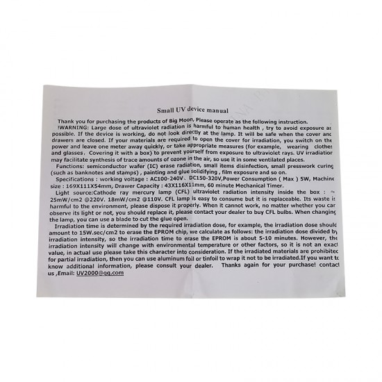 UV light EPROM eraser UV Eprom Eraser Ultraviolet Light Erasable Timer semiconductor wafer (IC) erase radiation UV light EPROM eraser UV Eprom Eraser Ultraviolet Light Erasable Timer semiconductor wafer (IC) erase radiation