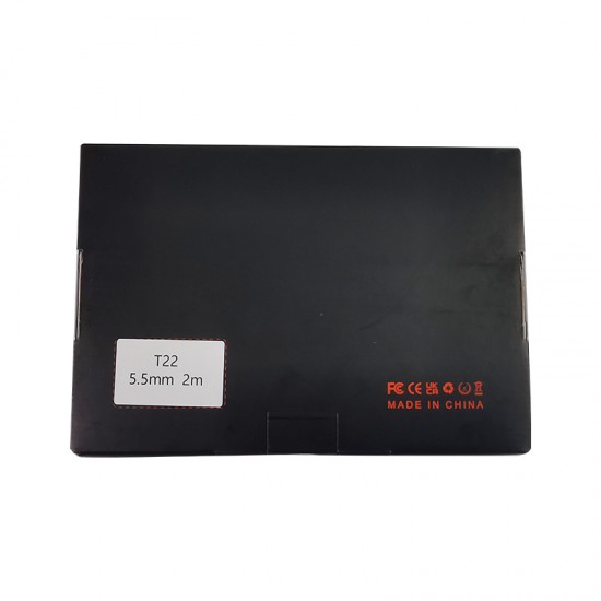 T22 4.5inch 5.5mm 2m IPS Color Screen Endoscope Single Camera Waterproof Inspection Borescope Rigid Cable for Check Car T22 4.5inch 5.5mm 2m IPS Color Screen Endoscope Single Camera Waterproof Inspection Borescope Rigid Cable for Check Car