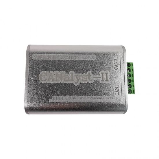 CANalyst-II Analyzer Expansion Board Module Pro 2CH USB to CANBus USBCAN Analyzer 2500 VRMS ZLG CANTest CANPro Isolator (silver) CANalyst-II Analyzer Expansion Board Module Pro 2CH USB to CANBus USBCAN Analyzer 2500 VRMS ZLG CANTest CANPro Isolator (silver)