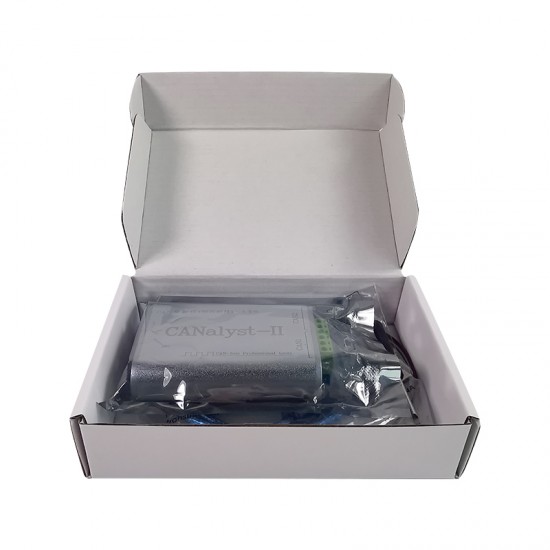 CANalyst-II Analyzer Expansion Board Module Pro 2CH USB to CANBus USBCAN Analyzer 2500 VRMS ZLG CANTest CANPro Isolator (silver) CANalyst-II Analyzer Expansion Board Module Pro 2CH USB to CANBus USBCAN Analyzer 2500 VRMS ZLG CANTest CANPro Isolator (silver)