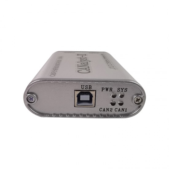 CANalyst-II Analyzer Expansion Board Module Pro 2CH USB to CANBus USBCAN Analyzer 2500 VRMS ZLG CANTest CANPro Isolator (silver) CANalyst-II Analyzer Expansion Board Module Pro 2CH USB to CANBus USBCAN Analyzer 2500 VRMS ZLG CANTest CANPro Isolator (silver)