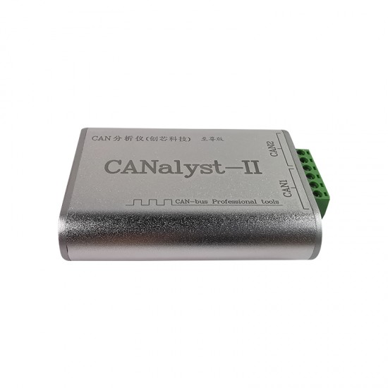 CANalyst-II Analyzer Expansion Board Module Pro 2CH USB to CANBus USBCAN Analyzer 2500 VRMS ZLG CANTest CANPro Isolator (silver) CANalyst-II Analyzer Expansion Board Module Pro 2CH USB to CANBus USBCAN Analyzer 2500 VRMS ZLG CANTest CANPro Isolator (silver)