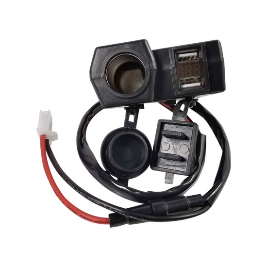 Motorcycle Cigarette Lighter Socket Power 5V 4.2A Portable Waterproof Motorbike Dual USB Charger 12V-24V for Phone Motorcycle Cigarette Lighter Socket Power 5V 4.2A Portable Waterproof Motorbike Dual USB Charger 12V-24V for Phone