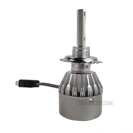 C6 Led Headlight Bulbs H7 LED Car Lights 2pcs/set 6500K 18W 12-24V 1800LM Auto Headlamps C6 Led Headlight Bulbs H7 LED Car Lights 2pcs/set 6500K 18W 12-24V 1800LM Auto Headlamps