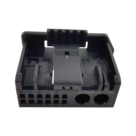 MOST Fiber Optic 2+12 Multimedia Connector 1-1355795-1 MOST Fiber Optic 2+12 Multimedia Connector 1-1355795-1
