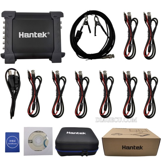 Hantek 1008C portable USB PC Digital storage oscilloscope 8 Channels Program Generator Automotive Multifunction Oscilloscope Hantek 1008C portable USB PC Digital storage oscilloscope 8 Channels Program Generator Automotive Multifunction Oscilloscope
