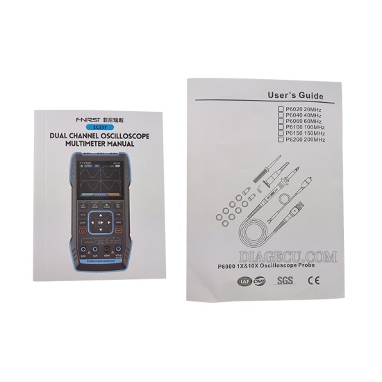 Fnirsi 2C23T 50MHz Handheld Digital Oscilloscope Multimeter 3 in 1 Dual Channel Function Signal Generator 10MHZ*2 50MS/s AC DC 1000V 10A T-RMS Automotive Tool Fnirsi 2C23T 50MHz Handheld Digital Oscilloscope Multimeter 3 in 1 Dual Channel Function Signal Generator 10MHZ*2 50MS/s AC DC 1000V 10A T-RMS Automotive Tool