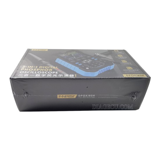 Fnirsi DPOX180H Handheld Dual Channel Digital Oscilloscope 180MHz-3DB 2 In 1 Function Signal Generator Fluorescence Display ZOOM+EU adapter (Yellow) Fnirsi DPOX180H Handheld Dual Channel Digital Oscilloscope 180MHz-3DB 2 In 1 Function Signal Generator Fluorescence Display ZOOM+EU adapter (Yellow)