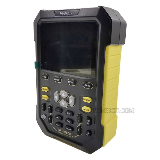 Fnirsi DPOX180H Handheld Dual Channel Digital Oscilloscope 180MHz-3DB 2 In 1 Function Signal Generator Fluorescence Display ZOOM+EU adapter (Yellow) Fnirsi DPOX180H Handheld Dual Channel Digital Oscilloscope 180MHz-3DB 2 In 1 Function Signal Generator Fluorescence Display ZOOM+EU adapter (Yellow)