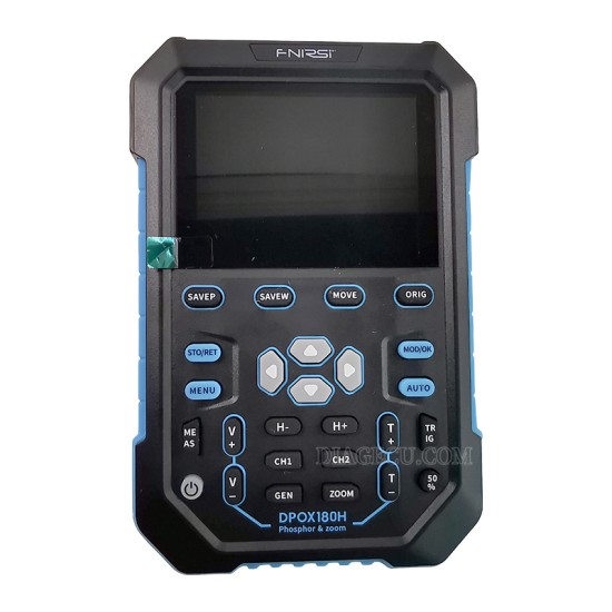 Fnirsi DPOX180H Handheld Dual Channel Digital Oscilloscope 180MHz-3DB 2 In 1 Function Signal Generator Fluorescence Display ZOOM+EU adapter (Blue) Fnirsi DPOX180H Handheld Dual Channel Digital Oscilloscope 180MHz-3DB 2 In 1 Function Signal Generator Fluorescence Display ZOOM+EU adapter (Blue)