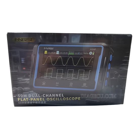 Fnirsi 2C53P Digital Handled Oscilloscope Multimeter Signal Generator 3 in 1 Touch Screen Portable 2 Channel 50MHz 250 MSa/s Fnirsi 2C53P Digital Handled Oscilloscope Multimeter Signal Generator 3 in 1 Touch Screen Portable 2 Channel 50MHz 250 MSa/s