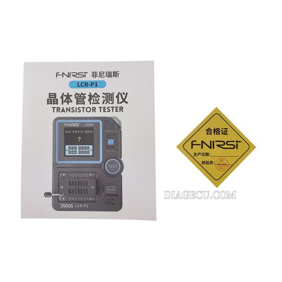 Fnirsi LCR-P1 Transistor Tester Multimeter Diode Triode Capacitance Resistance Meter LCR ESR Meter NPN PNP MOSFET IR Multifunction Tester Fnirsi LCR-P1 Transistor Tester Multimeter Diode Triode Capacitance Resistance Meter LCR ESR Meter NPN PNP MOSFET IR Multifunction Tester