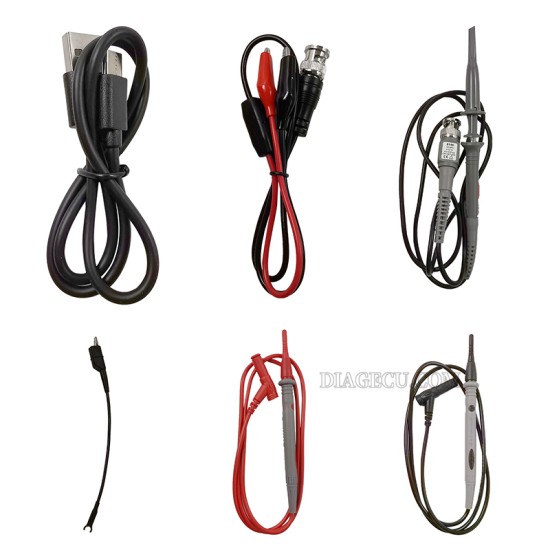 Fnirsi 2C53T Upgrade Handheld Digital 3in1 Oscilloscope Multimeter Signal Generator 50MHz Bandwidth 250MS Rate Dual Channel 20000 Counts Automotive Tool