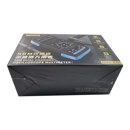 Fnirsi 2C53T Upgrade Handheld Digital 3in1 Oscilloscope Multimeter Signal Generator 50MHz Bandwidth 250MS Rate Dual Channel 20000 Counts Automotive Tool